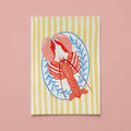 Lobster Plate Art Print 🦞✨