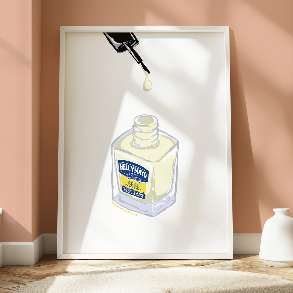 Mayonnaise Nail Polish Art Print 💅✨