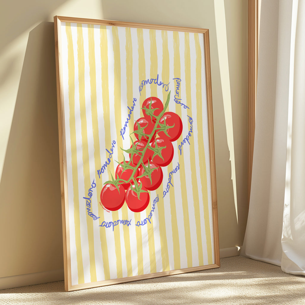 Pomodoro Tomato Art Print 🍅✨
