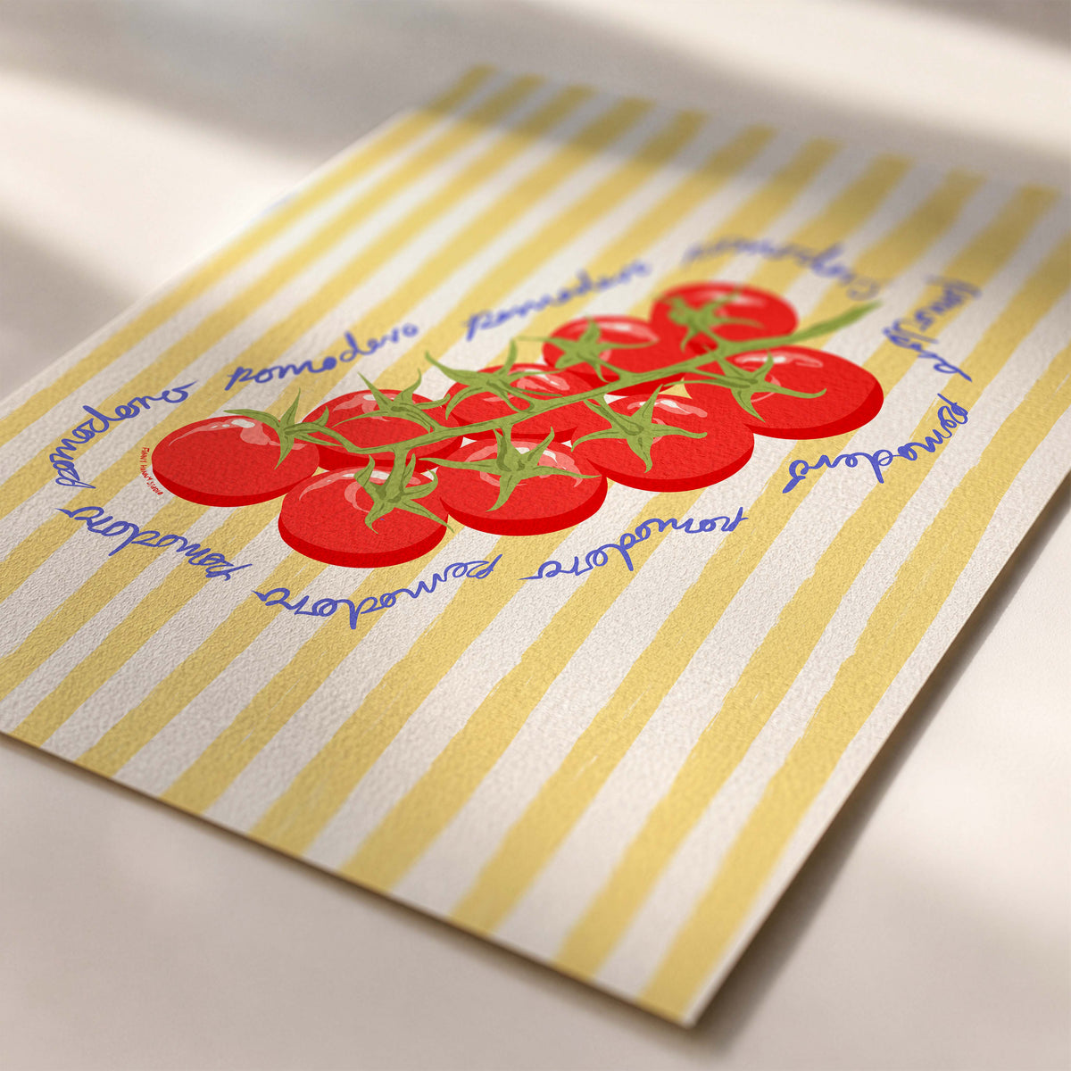Pomodoro Tomato Art Print 🍅✨