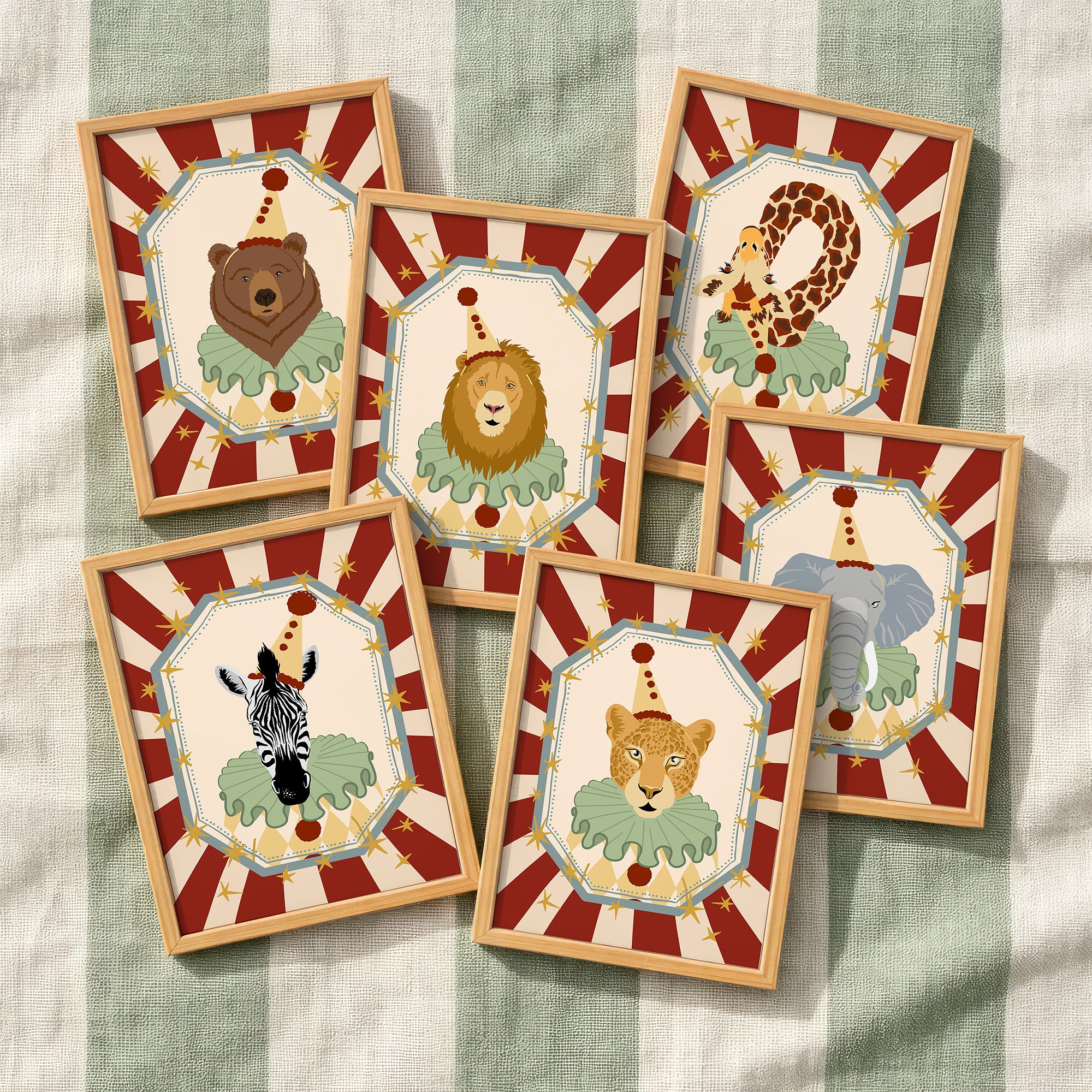 Circus Animal Set of 6